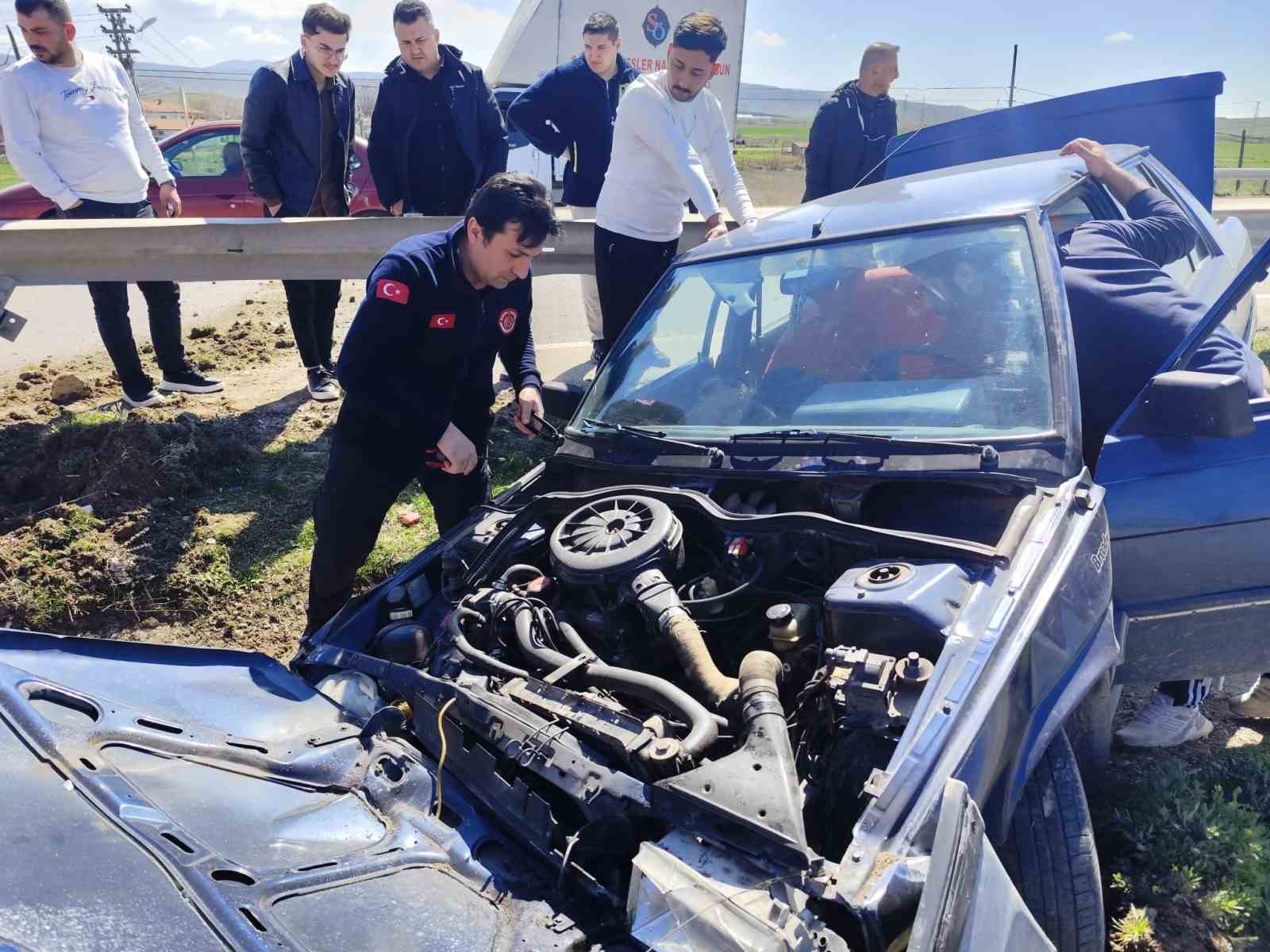 Çorum’da trafik kazası: 1 yaralı