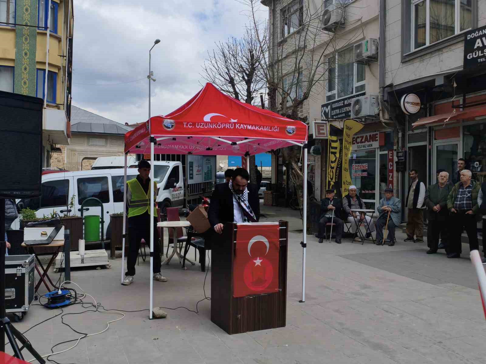 Edirne&rsquo;de STK&rsquo;lardan Mescid-i Aksa tepkisi
