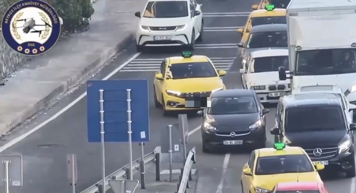 Beykoz&rsquo;da dron destekli trafik denetimi: Kural ihlallerine ceza yağdı
