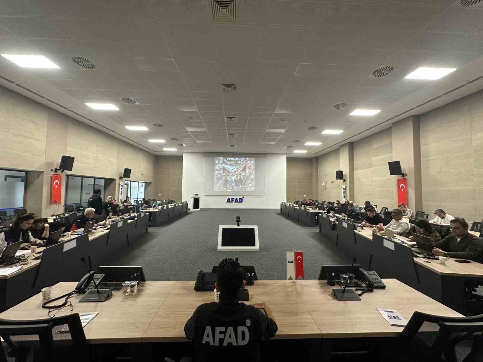 Kastamonu&rsquo;da AFAD ekiplerinden heyelan tatbikatı
