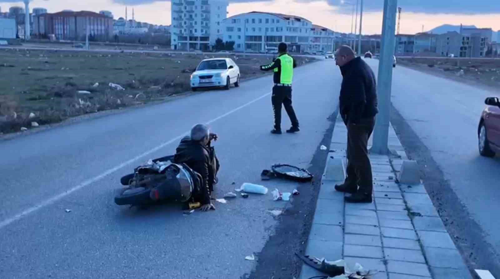 Karaman’da elektrikli bisiklet sürücüsü yaptığı kazada yaralandı