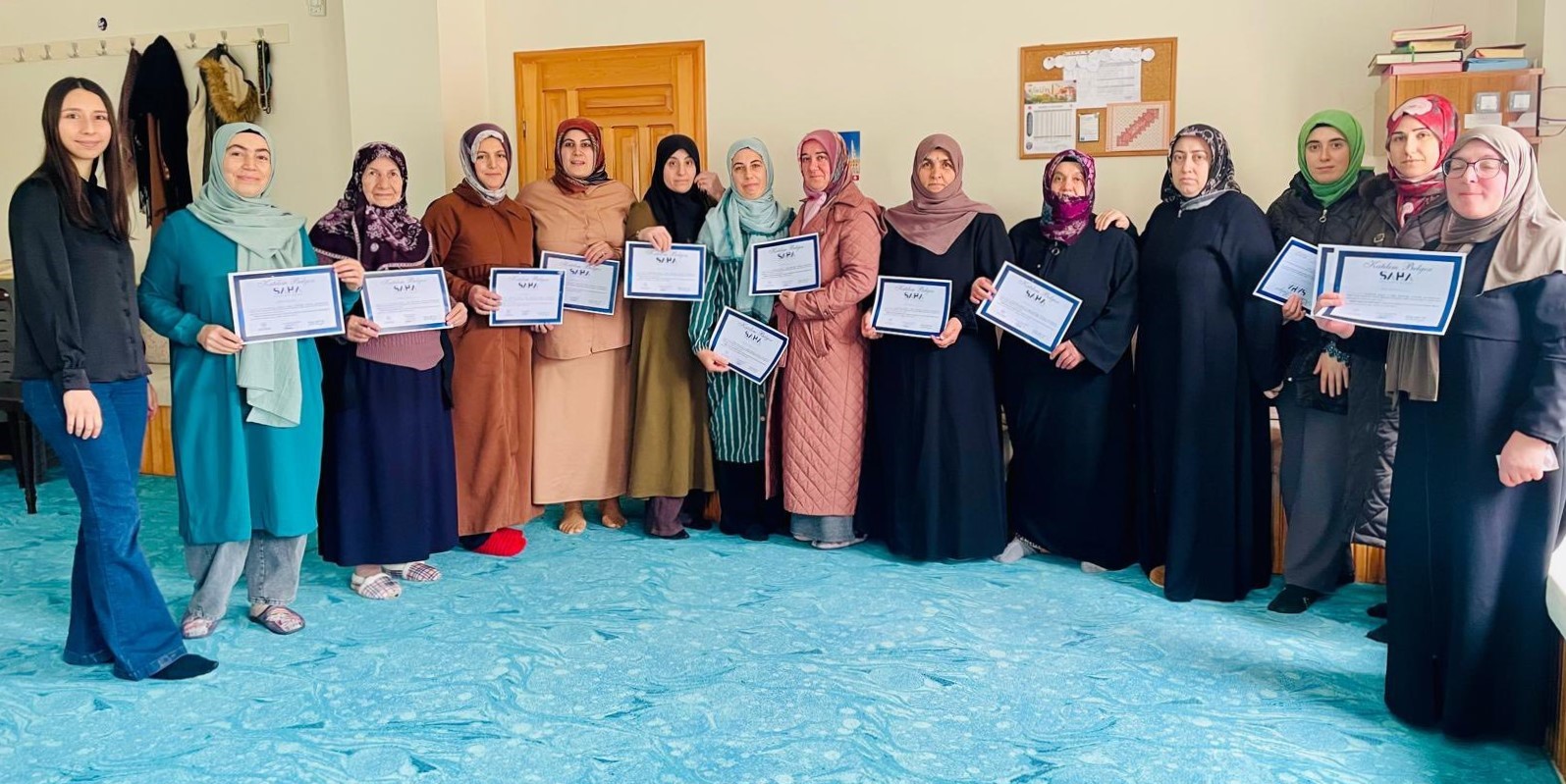 Kur&rsquo;an kursu kursiyerlerine SAHA eğitimi verildi
