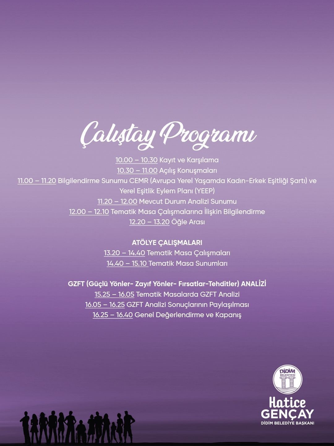 Didim Belediyesi Yerel Eşitlik Eylem Planı Çalıştayı düzenlenecek