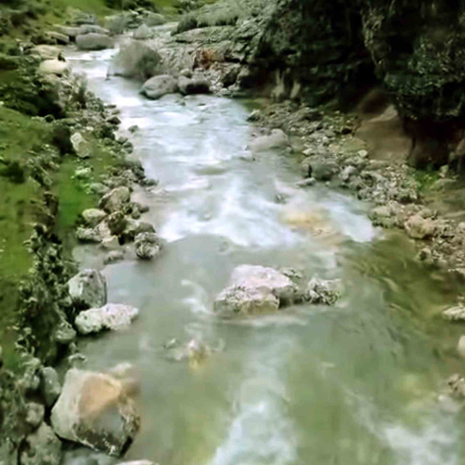 Araban&rsquo;da kuruyan Ardıl &Ccedil;ayı yıllar sonra yeniden akmaya başladı
