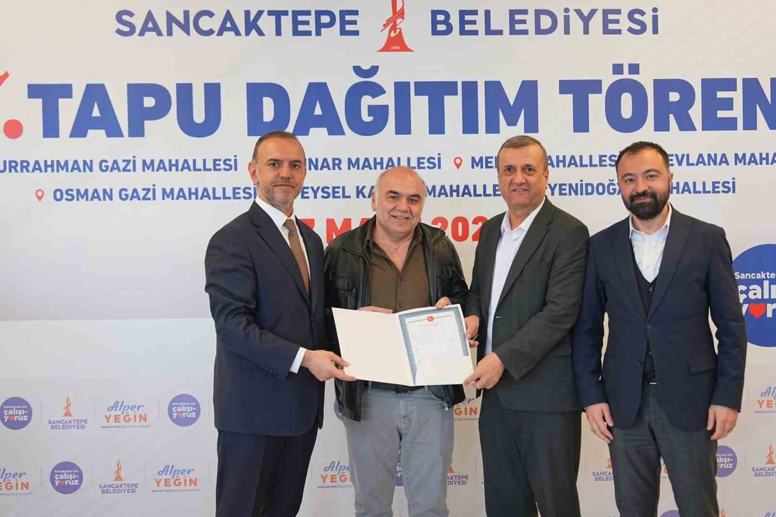 Sancaktepe&rsquo;de tapu sorunları t&uuml;m hızıyla &ccedil;&ouml;z&uuml;lmeye devam ediyor
