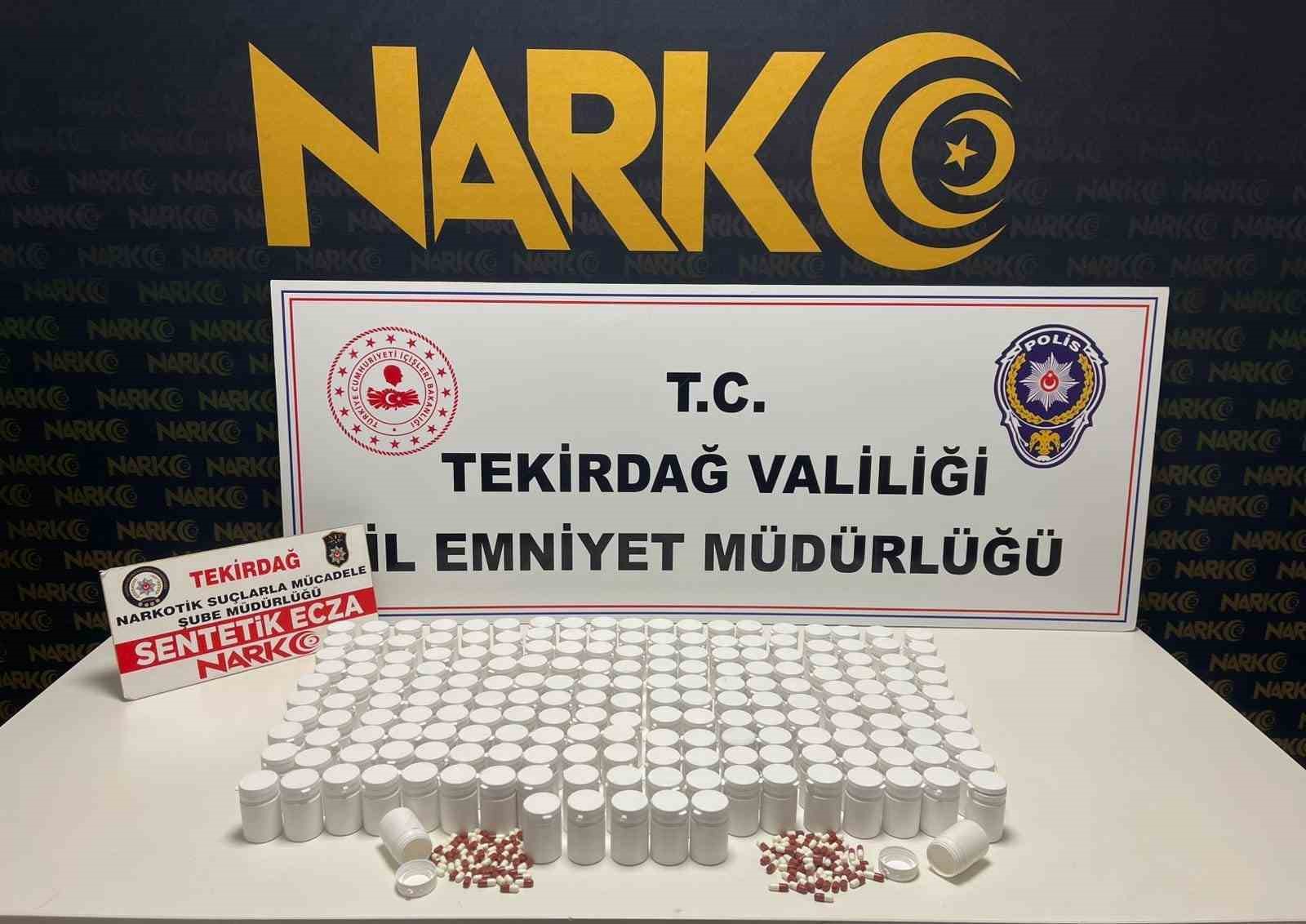 Tekirdağ’da uyuşturucu operasyonu: 5 tutuklama