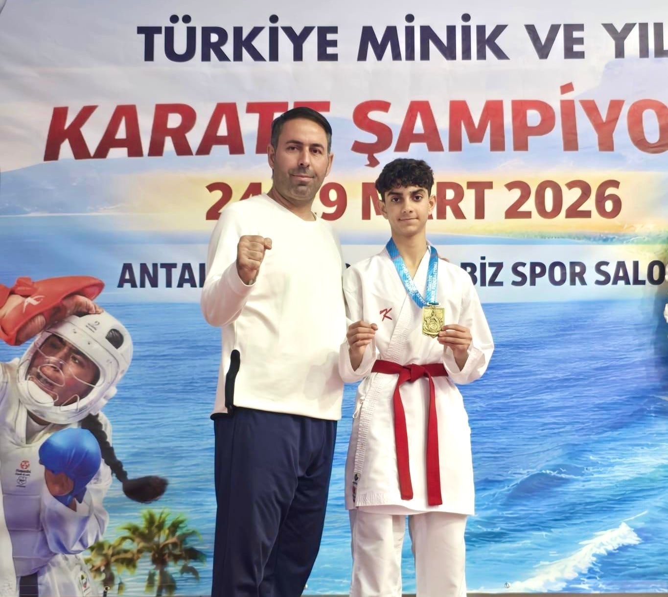 Elazığlı sporcudan karatede birincilik