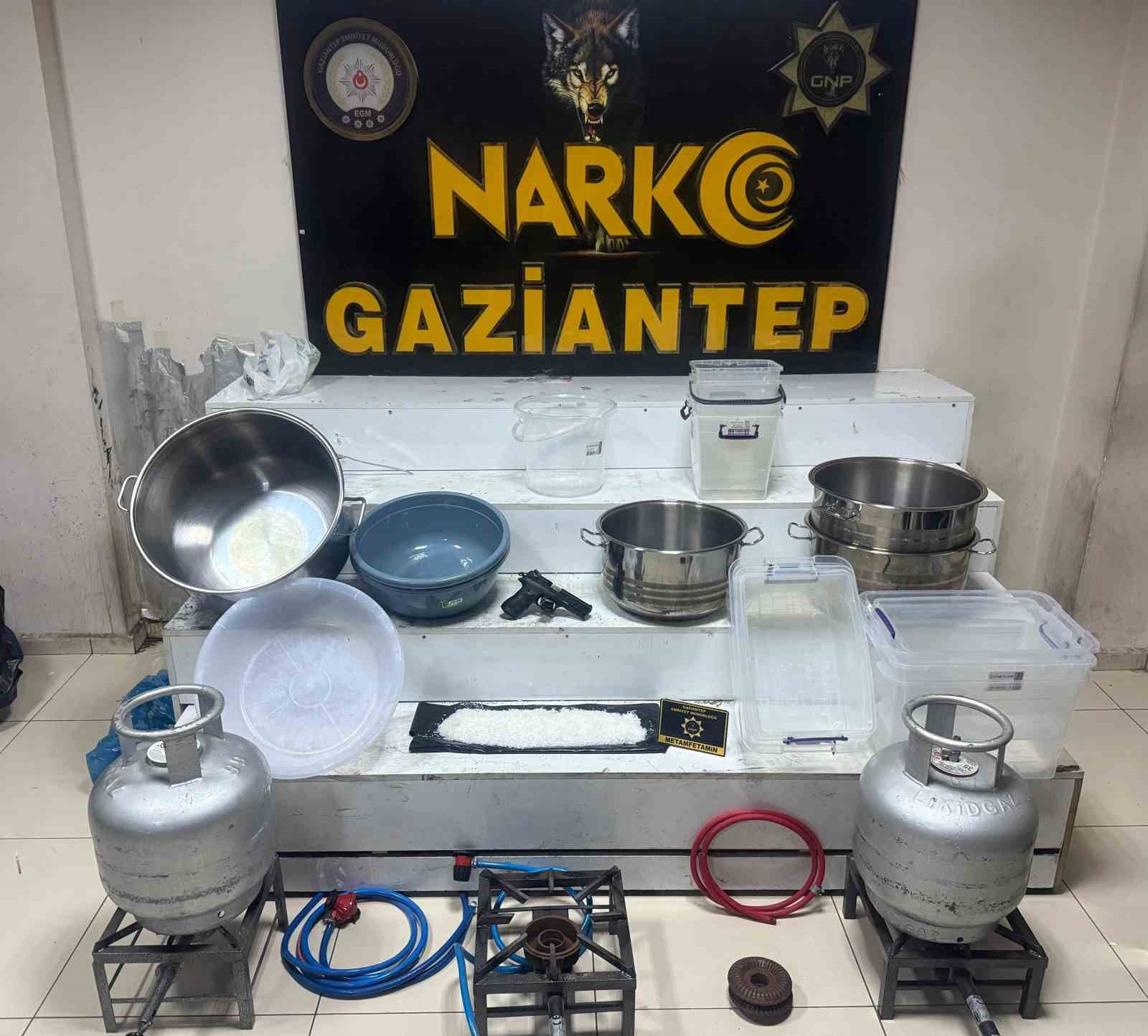 Gaziantep’te uyuşturucu operasyonu: 4 tutuklama