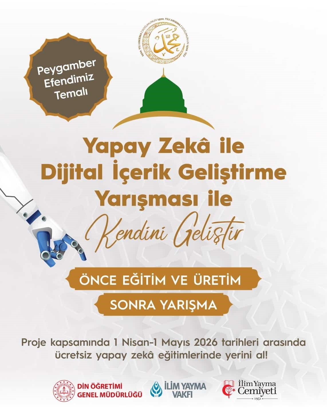 Hz. Muhammed&rsquo;in doğumunun 1500&rsquo;&uuml;nc&uuml; yılı anısına anlamlı proje
