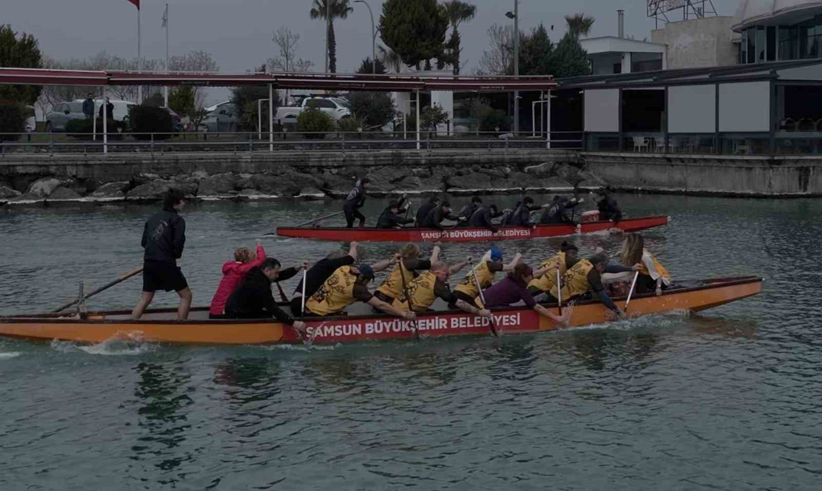 Sisli havaya rağmen kıyasıya rekabet: Dragon Boat Ligi’nde Mart heyecanı