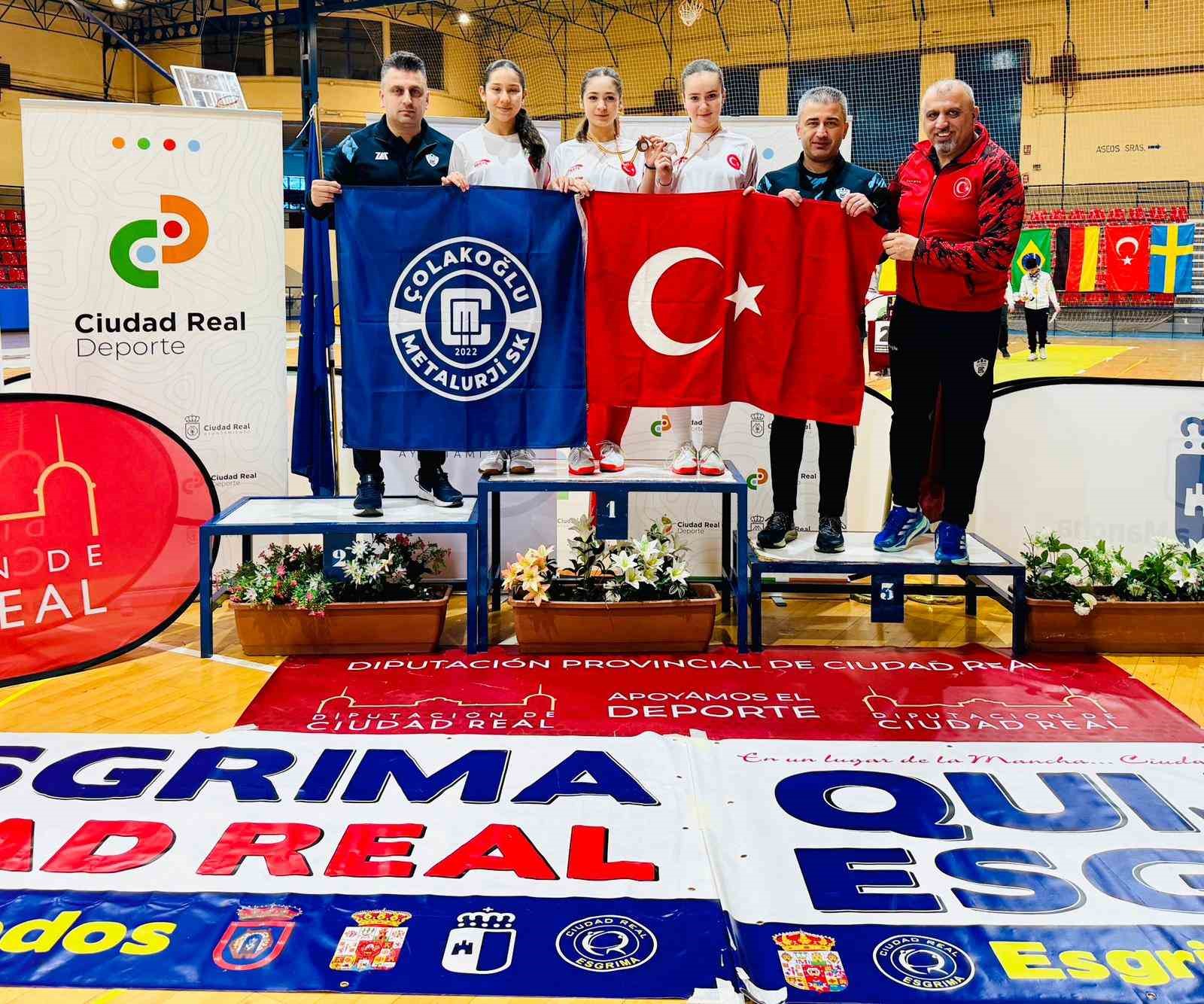 Çolakoğlu Metalurji Spor Kulübü’nden uluslararası arenada gururlandıran başarı