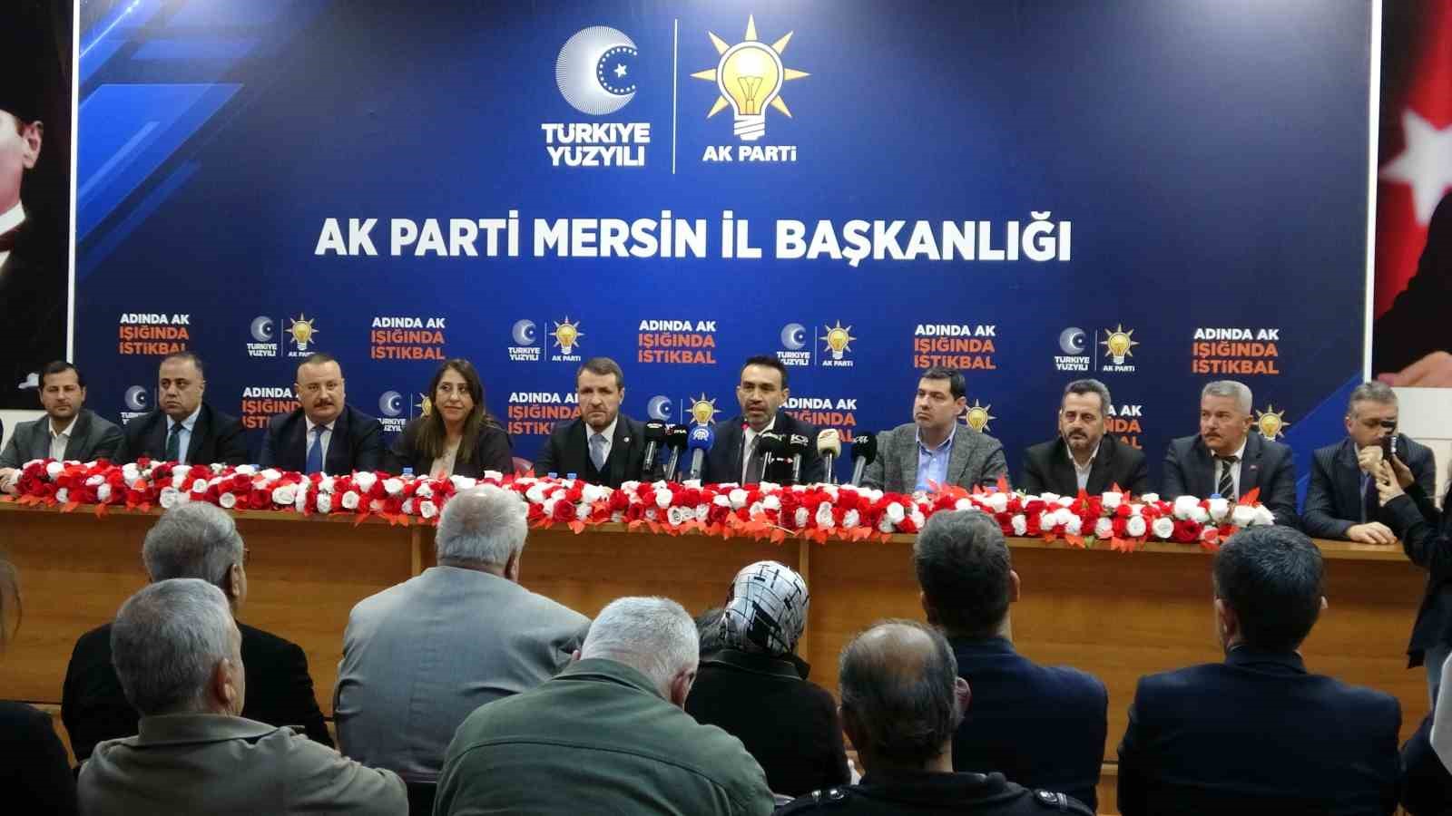 AK Parti İl Başkanı Aldemir: "Mersin&rsquo;e layık olamadınız, s&ouml;zlerinizi tutmadınız"
