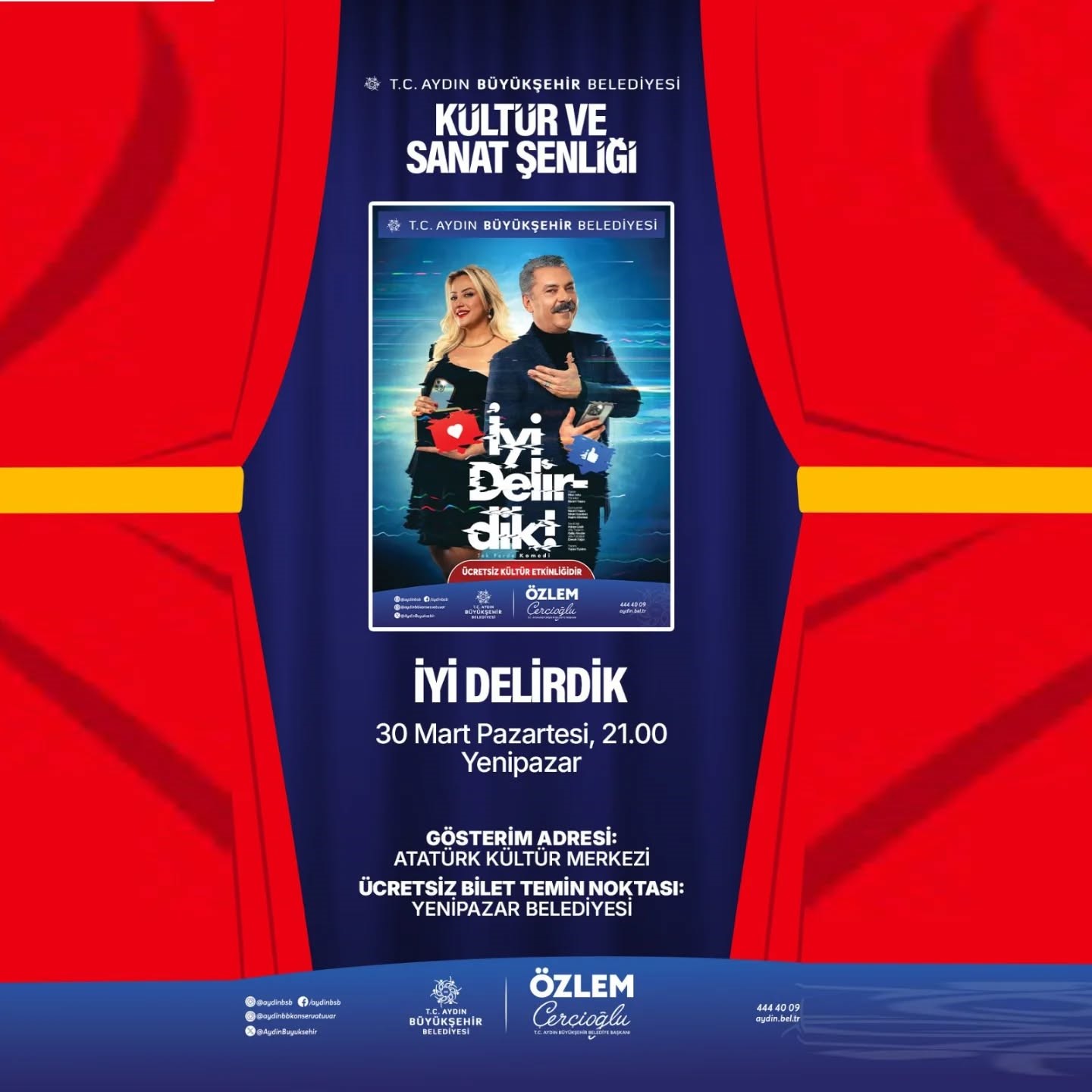 Başkan Ercan’dan tiyatro daveti