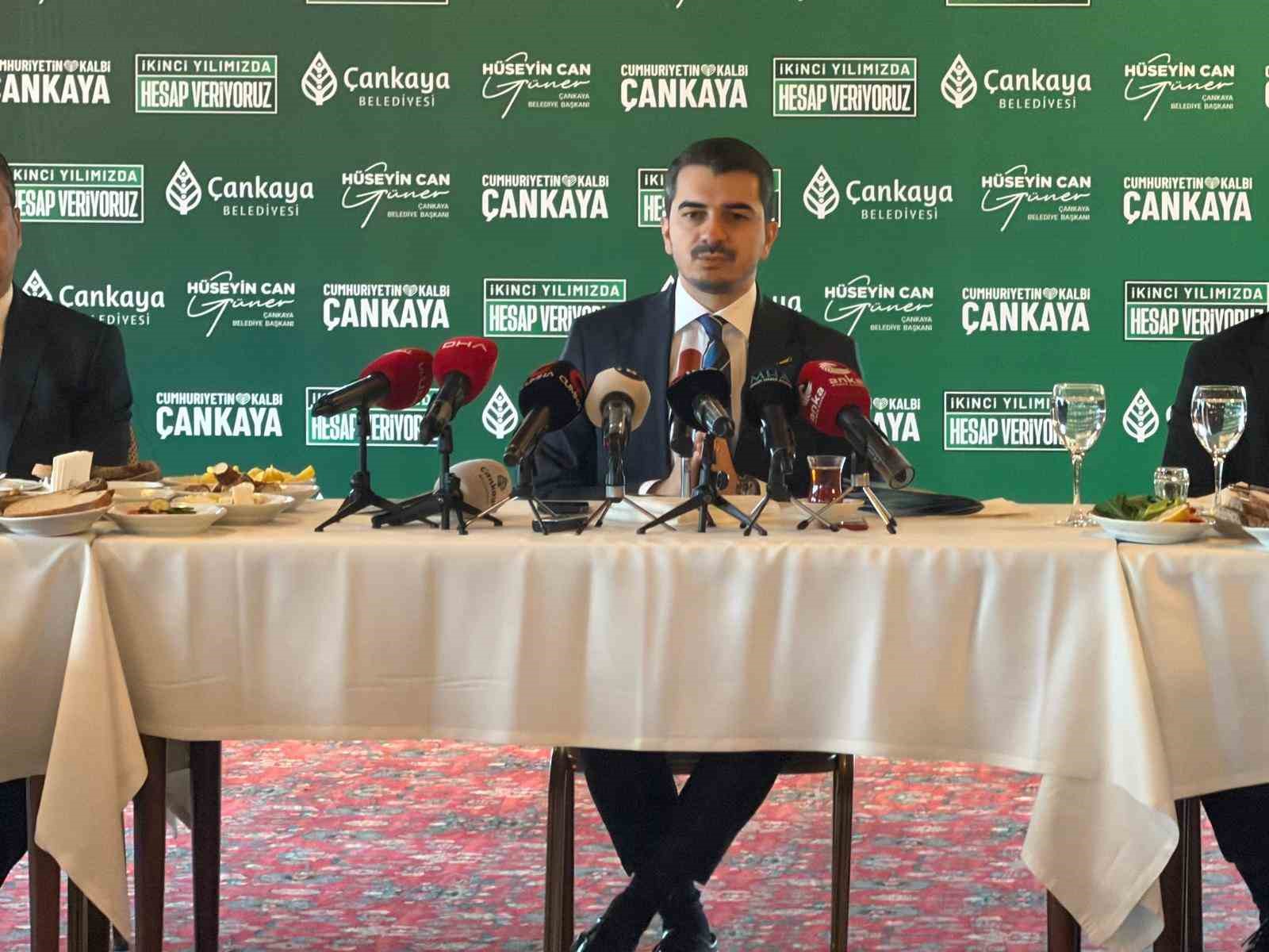 &Ccedil;ankaya Belediye Başkanı G&uuml;ner, iki yıllık g&ouml;rev s&uuml;resini değerlendirdi
