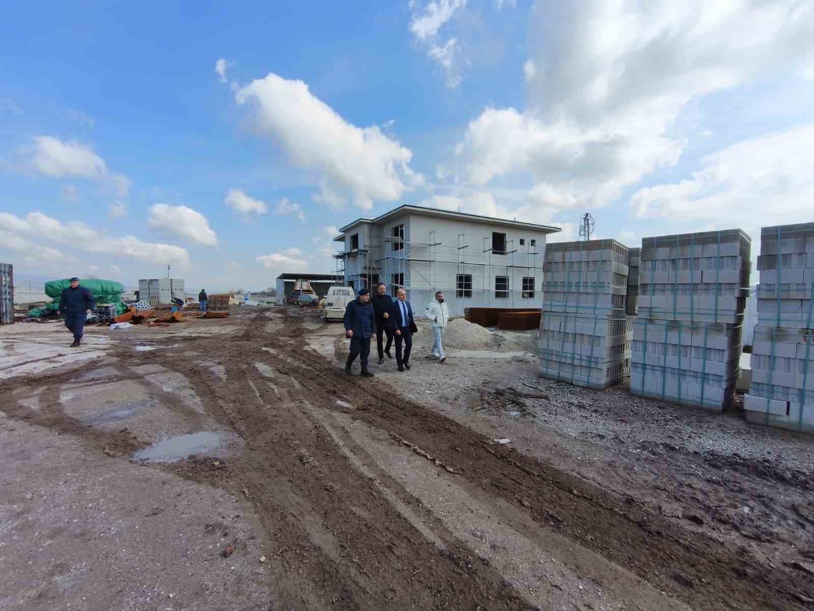 Çan Etili Köyü Jandarma Karakol İnşaatında İnceleme