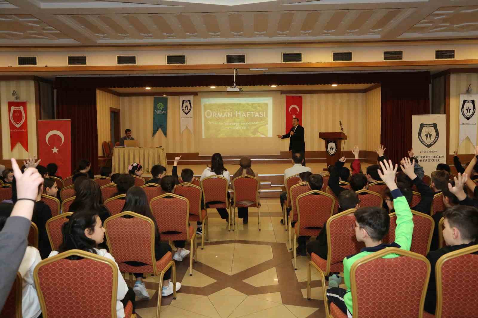 Meram Belediyesi&rsquo;nden &ccedil;ocuklara y&ouml;nelik &ouml;rnek &ccedil;evre etkinliği
