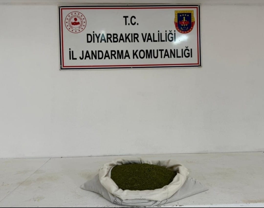 Diyarbakır’da 23 kilo esrar ele geçirildi