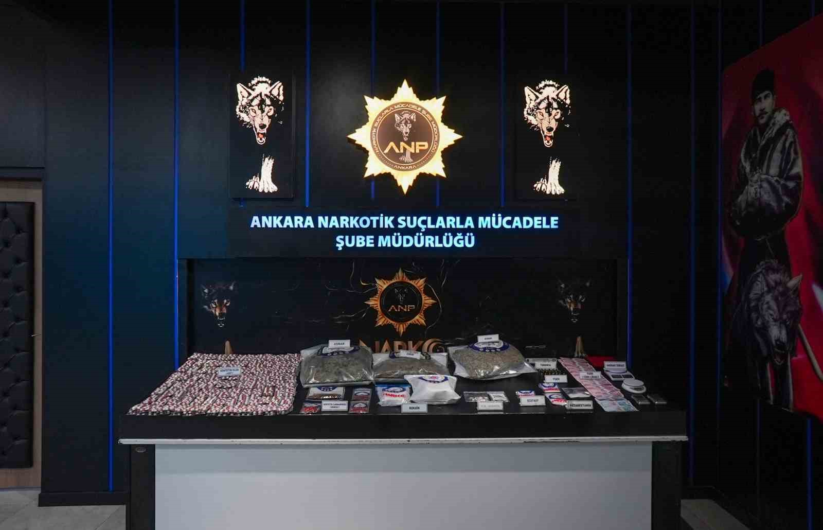 Ankara&rsquo;da uyuşturucuya b&uuml;y&uuml;k darbe: 49 tutuklama
