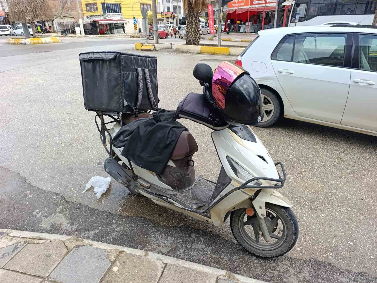 Devrilen motosikletin sürücüsü yaralandı
