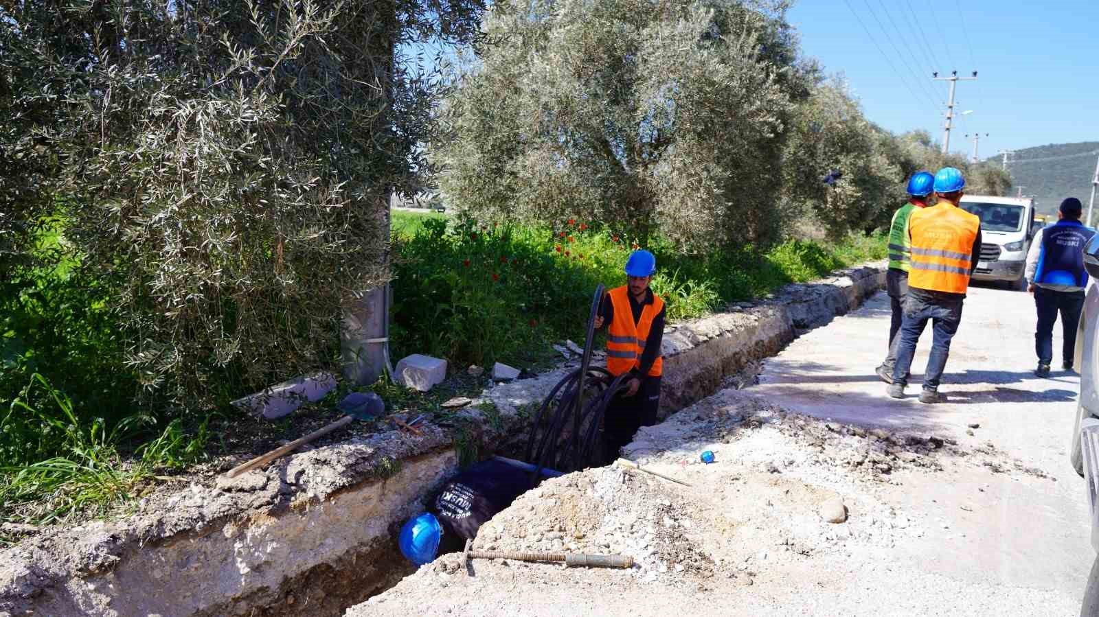 Kemikler’in içme suyu hattı yenilendi