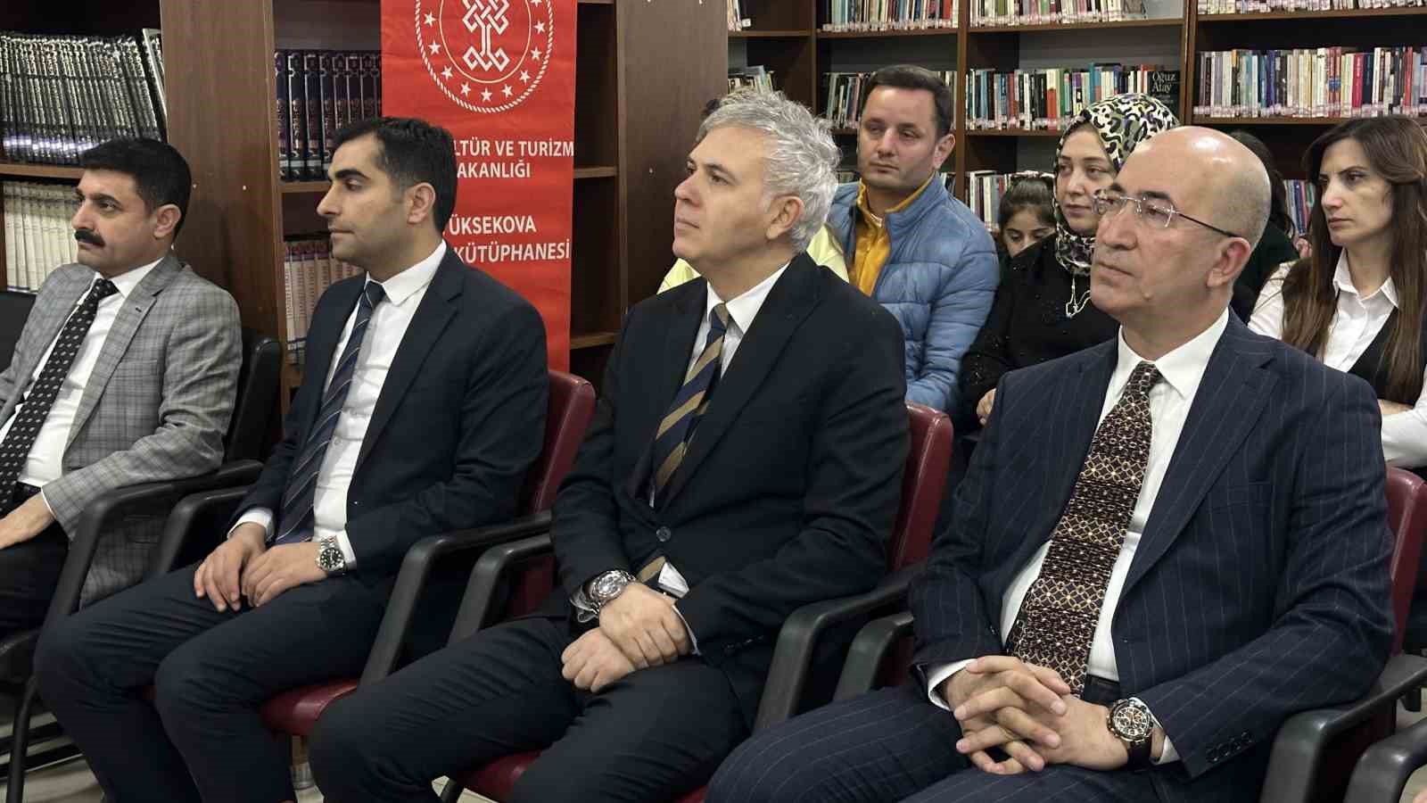 Yüksekova’da 62. Kütüphane Haftası etkinliklerle başladı
