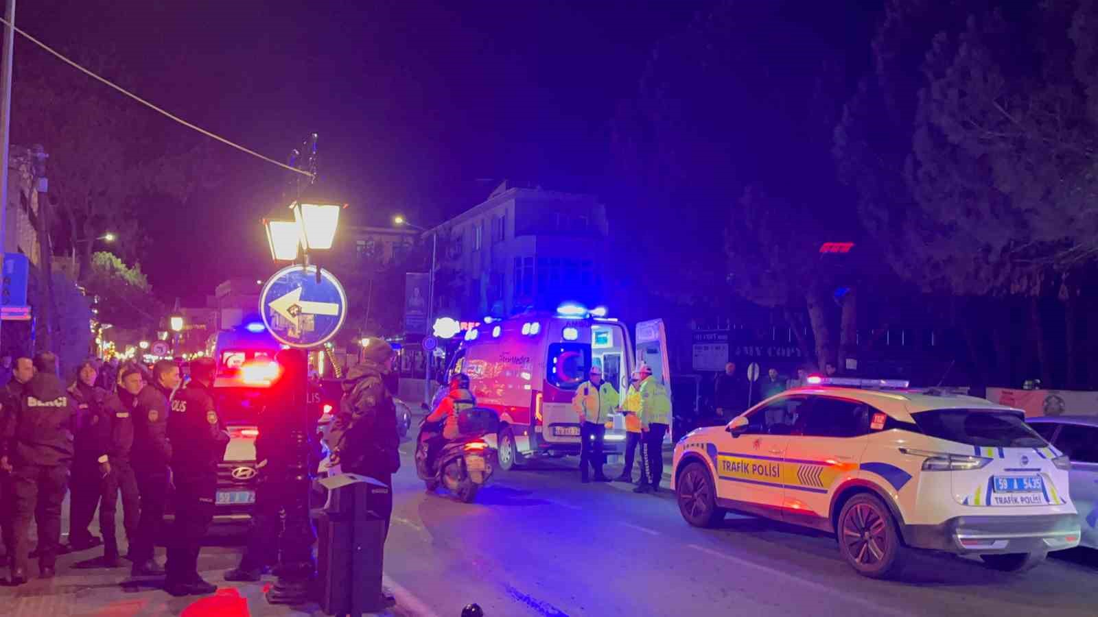 Tekirdağ&rsquo;da iki motosiklet kafa kafaya &ccedil;arpıştı: 2 yaralı
