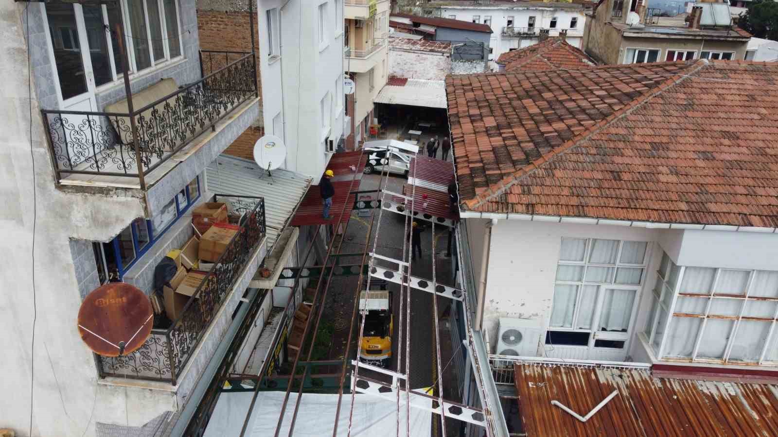 Bozdoğan’da Simit Pazarı Sokağı yenileniyor