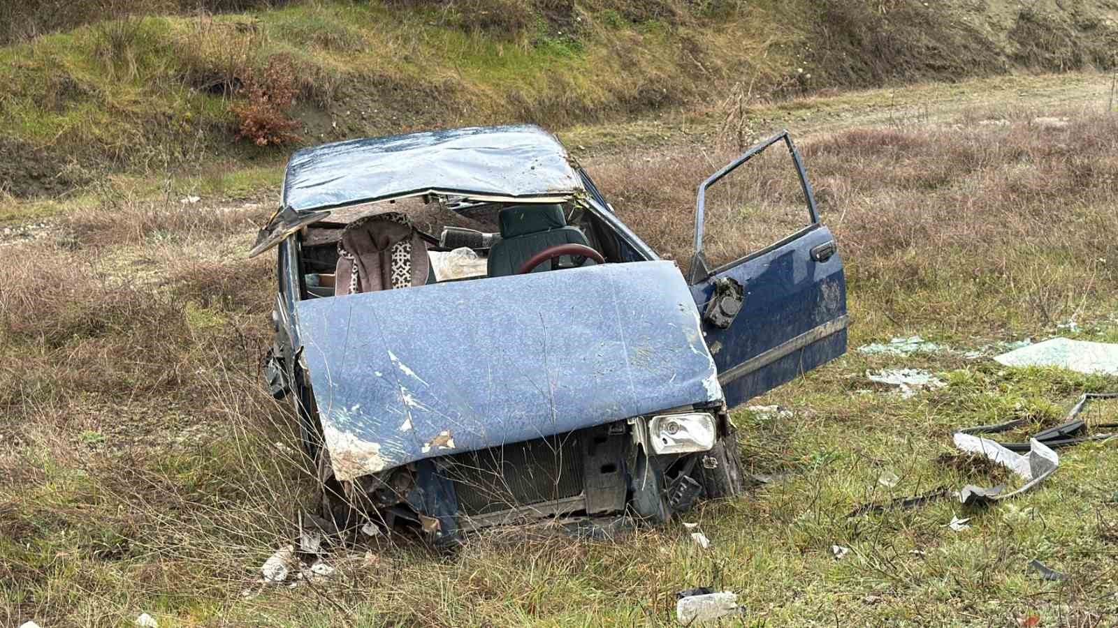 Domani&ccedil;-Tavşanlı kara yolunda trafik kazası: 2 yaralı
