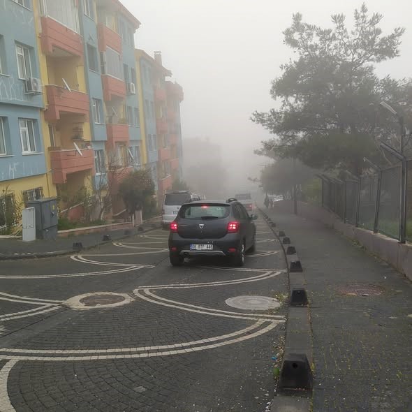 Balıkesir&rsquo;de sis etkili oluyor
