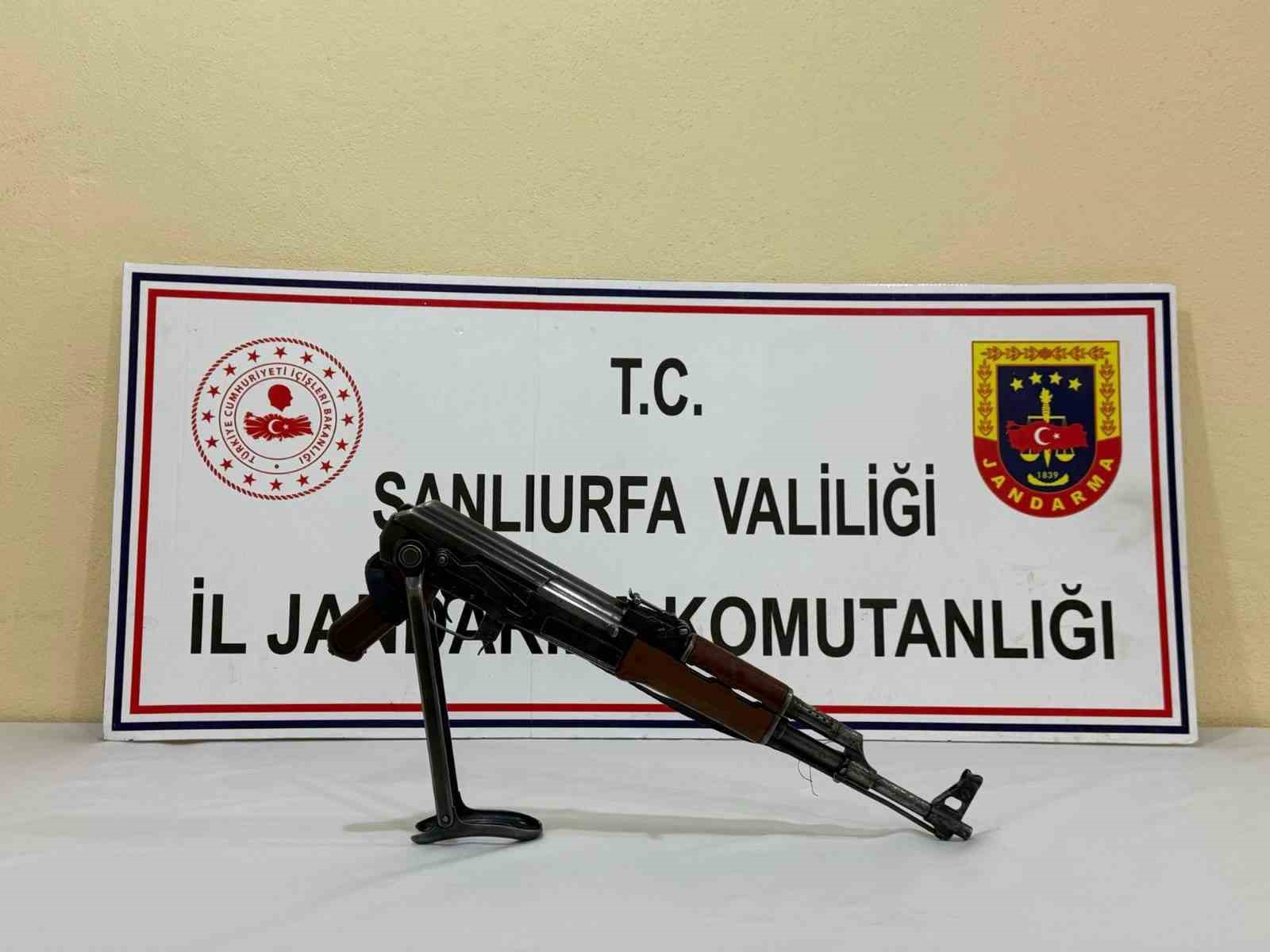 Viranşehir’de uzun namlulu silah ele geçirildi