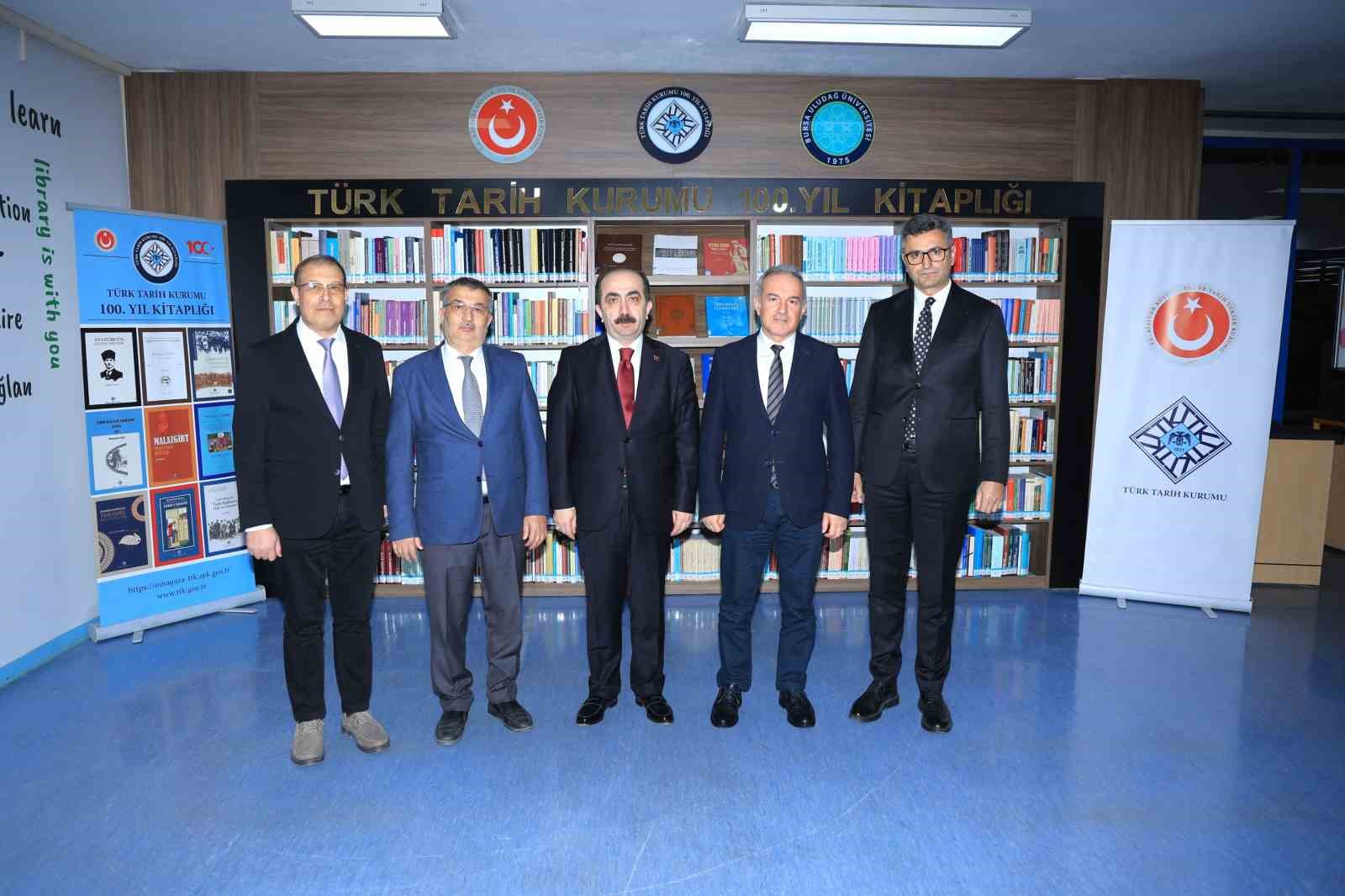 BU&Uuml;&rsquo;de T&uuml;rk Tarih Kurumu 100. Yıl Kitaplığı kuruldu
