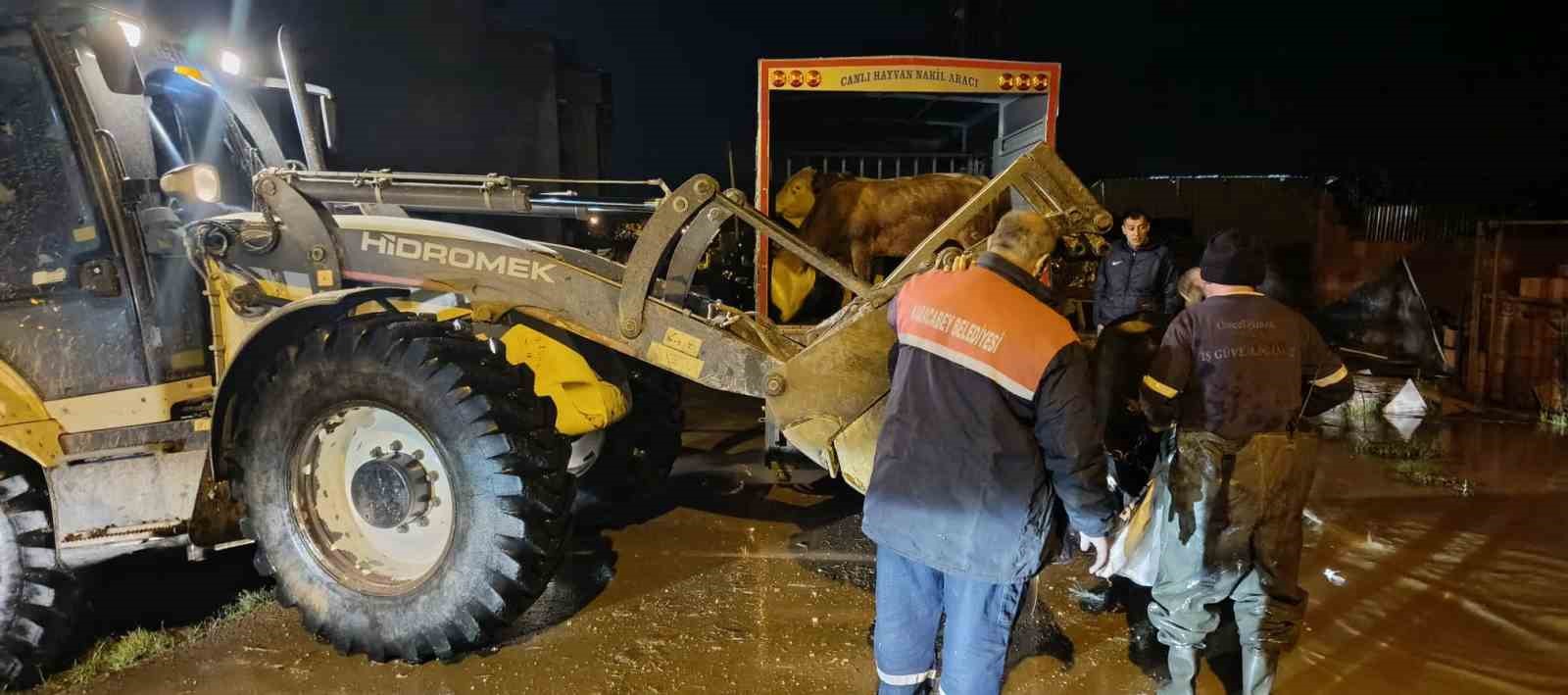 Karacabey Belediyesi doğal afetlere karşı t&uuml;m g&uuml;c&uuml;yle sahada
