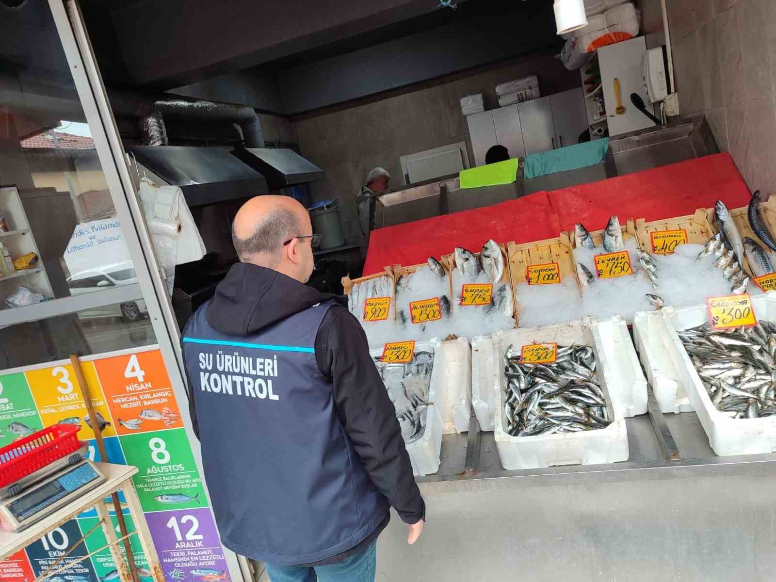 Edirne’de su ürünleri denetimleri sürüyor