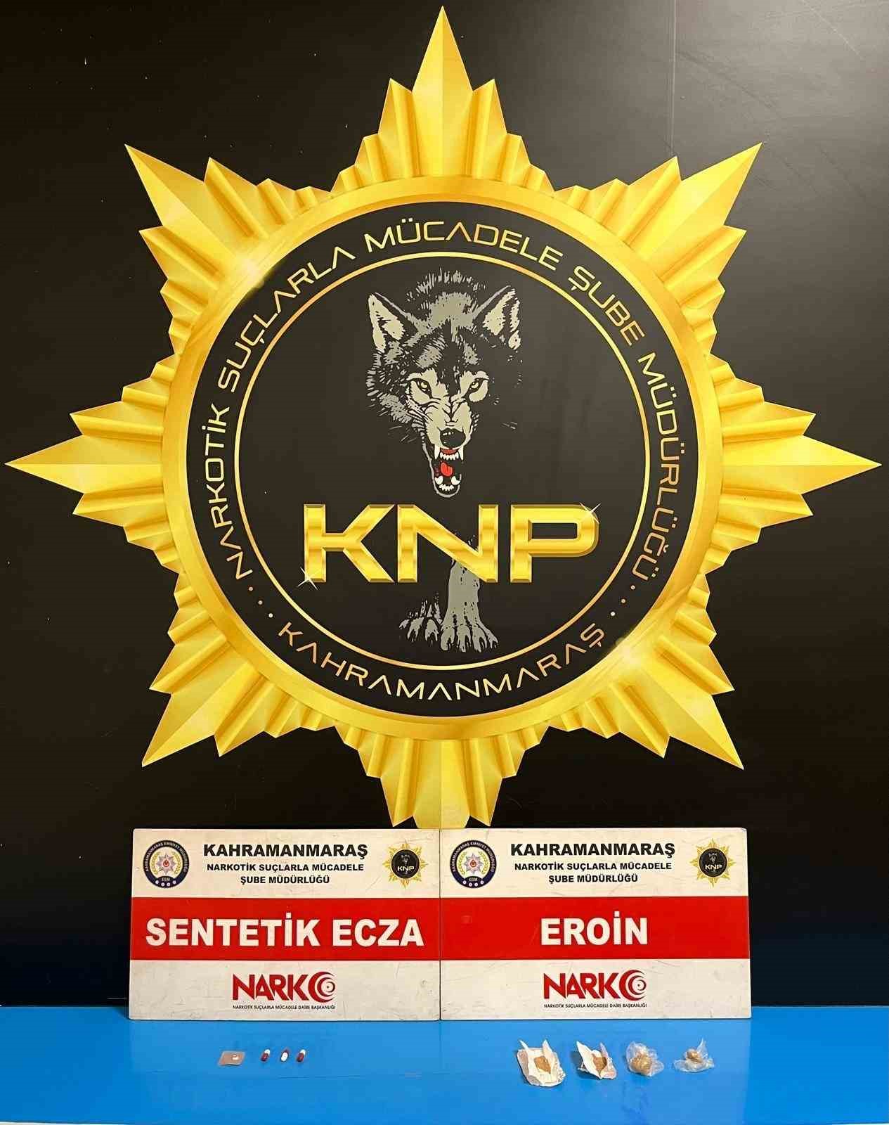 Kahramanmaraş&rsquo;ta uyuşturucu operasyonu: 2 tutuklama
