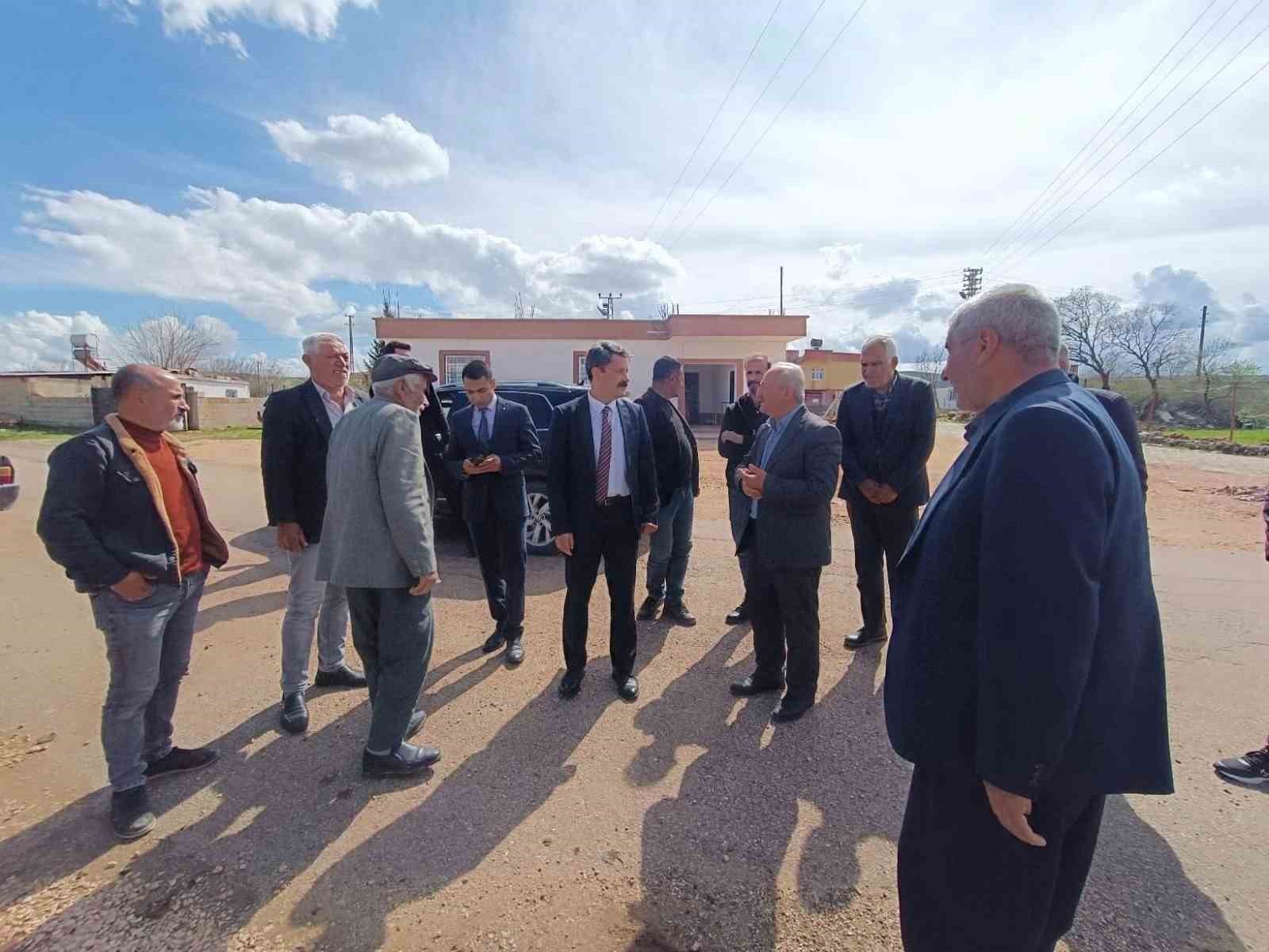 Kaymakam Aslan, köylerde vatandaşlarla buluştu