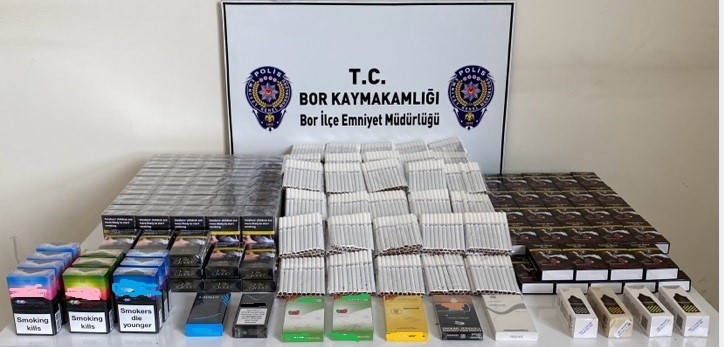 Niğde’de kaçak tütün operasyonu: 1 gözaltı