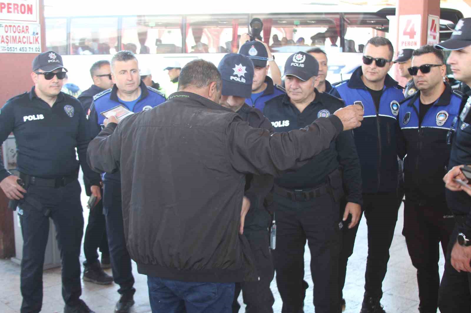 Otogarda kapsamlı denetim: "28 yıldır ilk kez bu kadar rahatız"