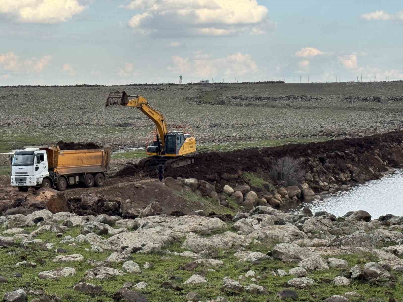 Diyarbakır’daki sulama göleti inşaatı tamamlandı