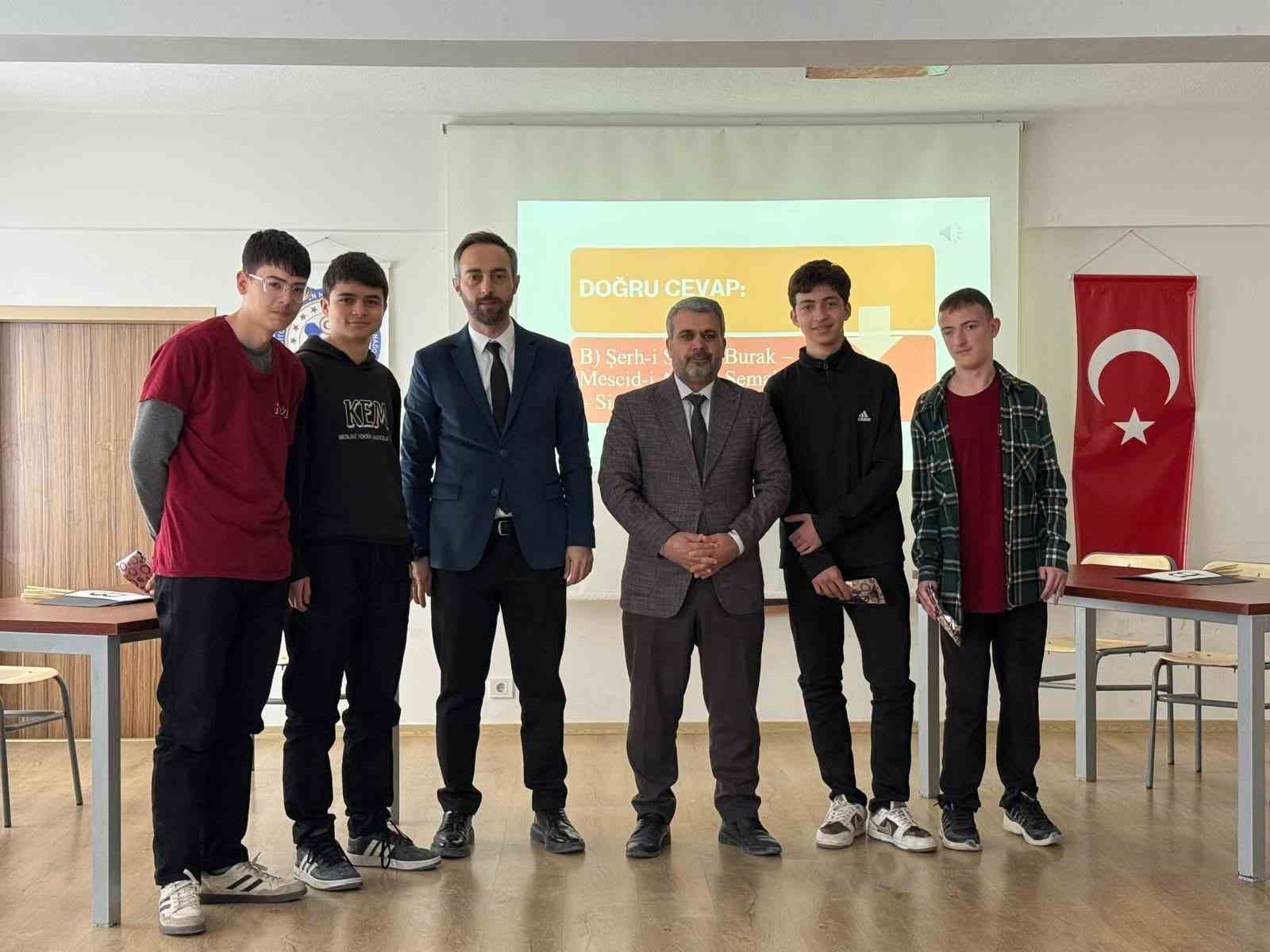 Seyitgazi’de lise öğrencilerine yönelik Siyer Bilgi Yarışması düzenlendi