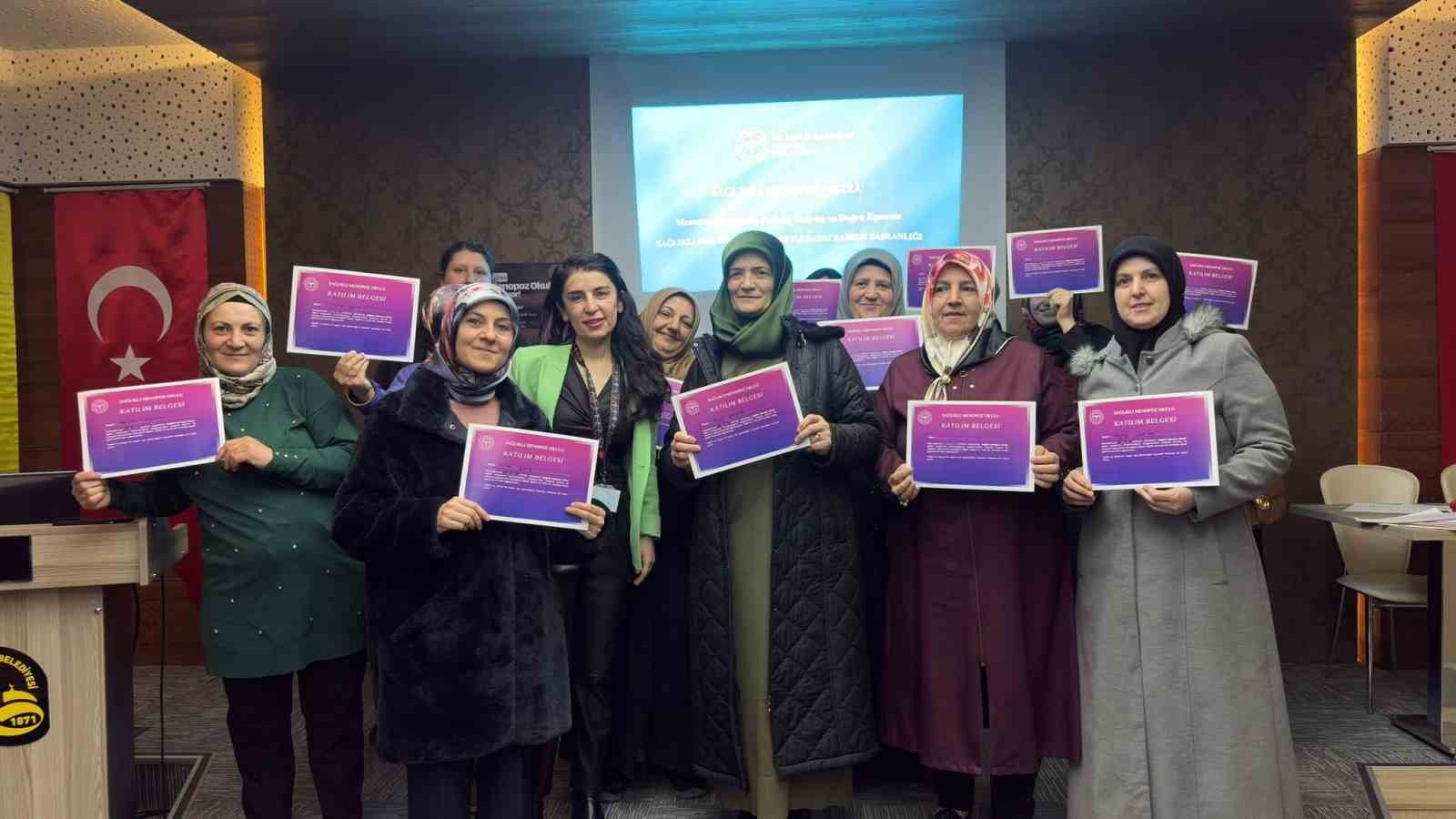 Bayburt’ta kadınlara ‘Sağlıklı Menopoz Eğitimi’ verildi