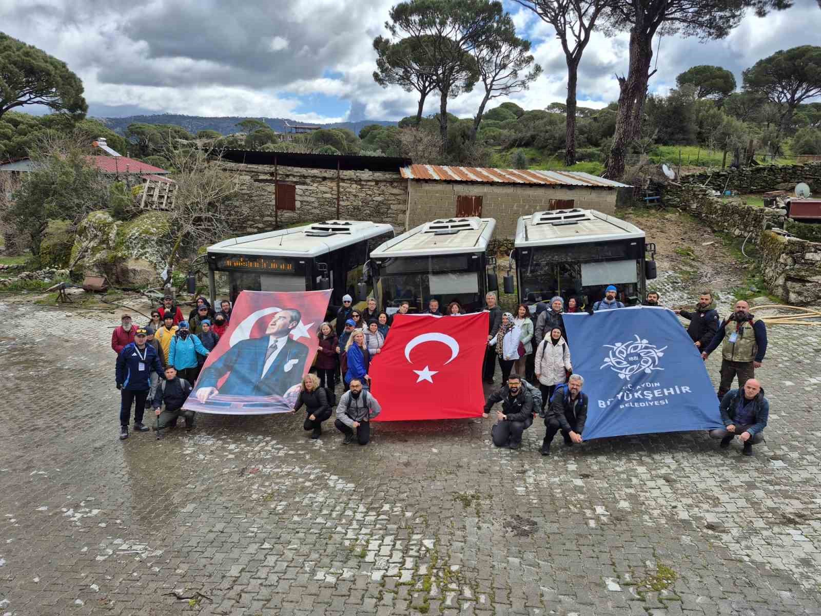 Aydın’da trekking etkinlikleri hız kesmeden sürüyor