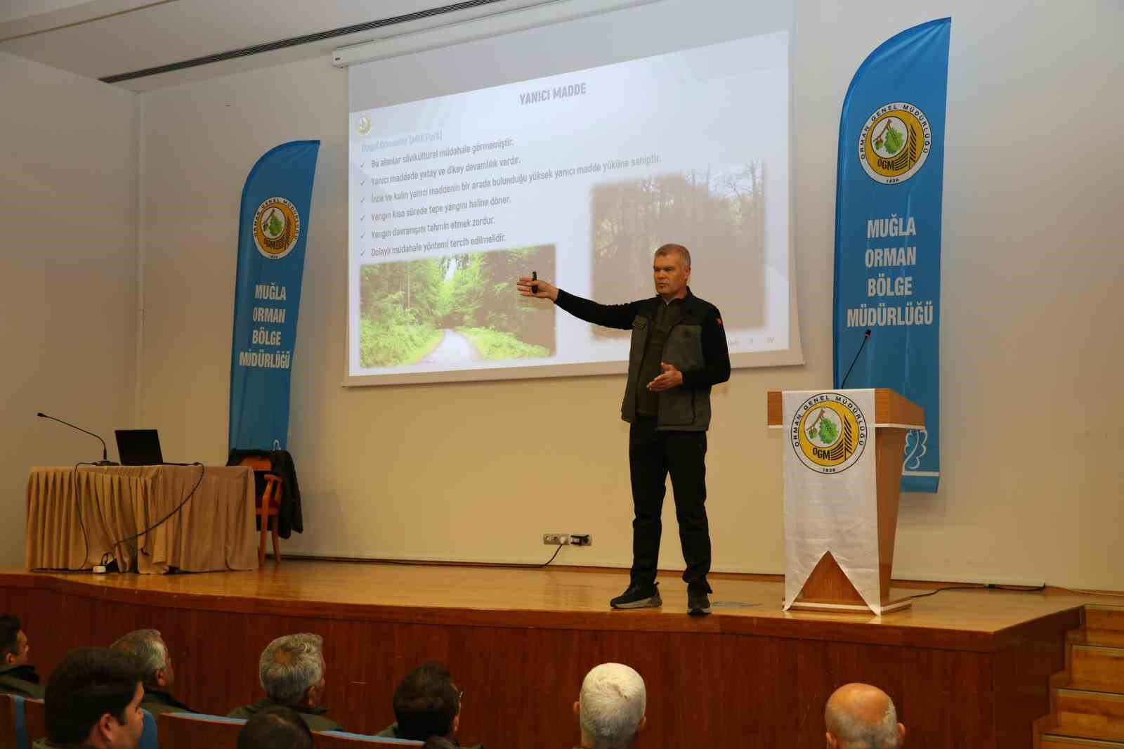 Muğla&rsquo;da orman muhafaza memurlarına kritik eğitim
