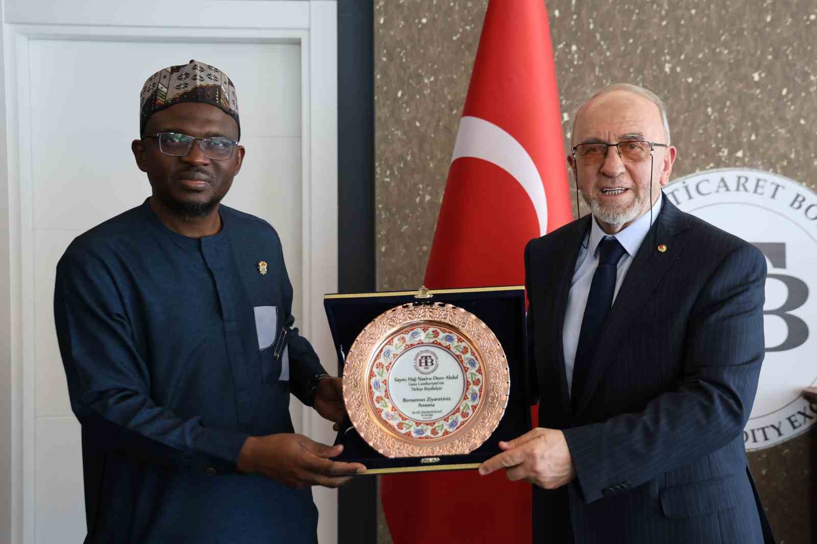 Elazığ ile Gana arasında ekonomik iş birliği için ilk adımlar atıldı