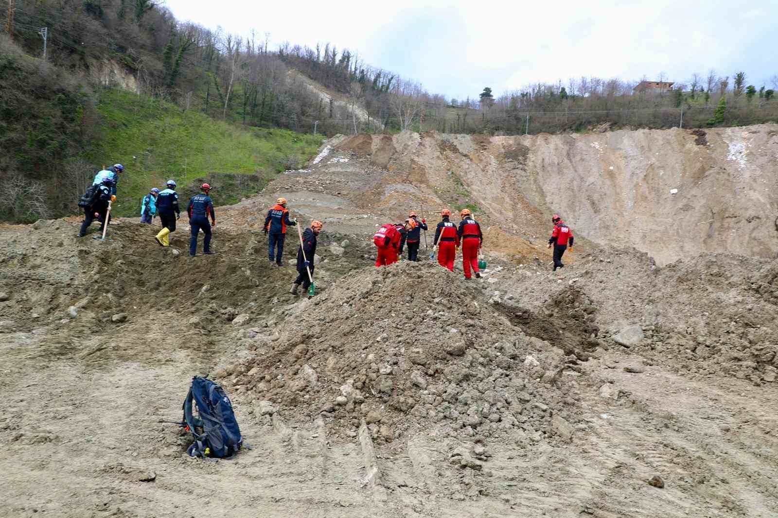 Ordu’da heyelan tatbikatı