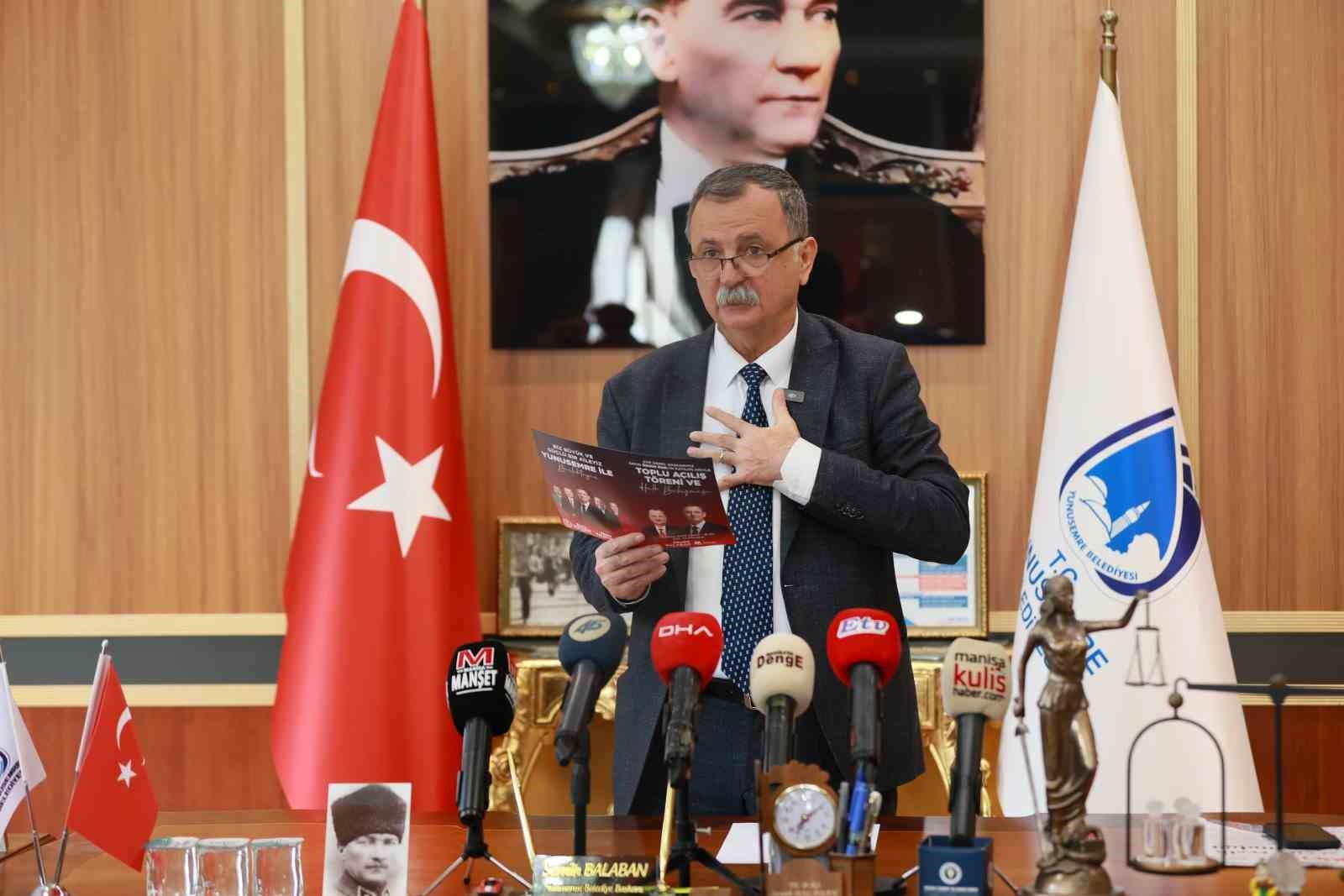 Başkan Balaban&rsquo;dan toplu a&ccedil;ılışlara davet
