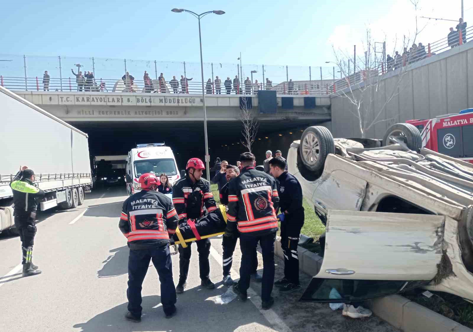 Malatya’da altgeçitte kaza: 2 yaralı