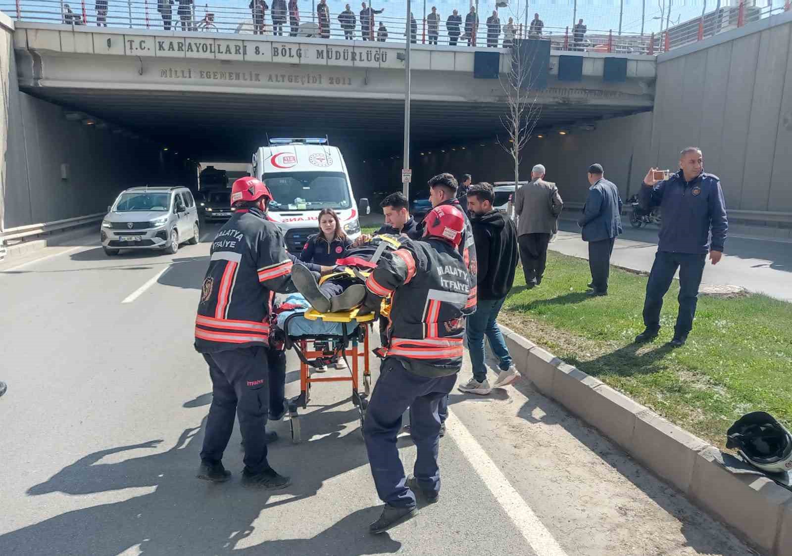 Malatya’da altgeçitte kaza: 2 yaralı