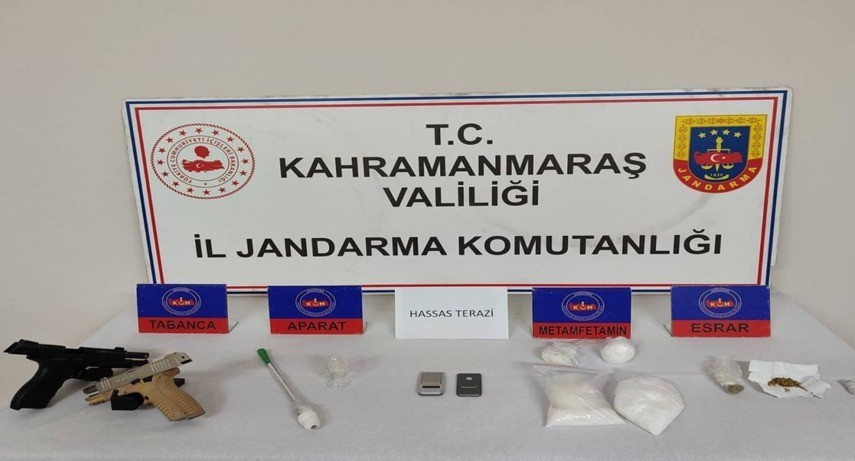 Kahramanmaraş’ta uyuşturucu operasyonu: 3 tutuklama