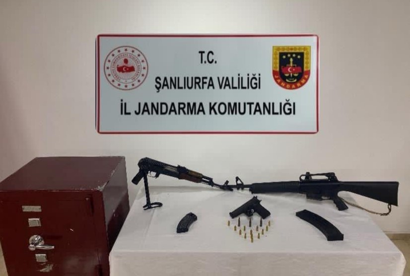 Şanlıurfa’da 3 adet ruhsatsız silah ele geçirildi