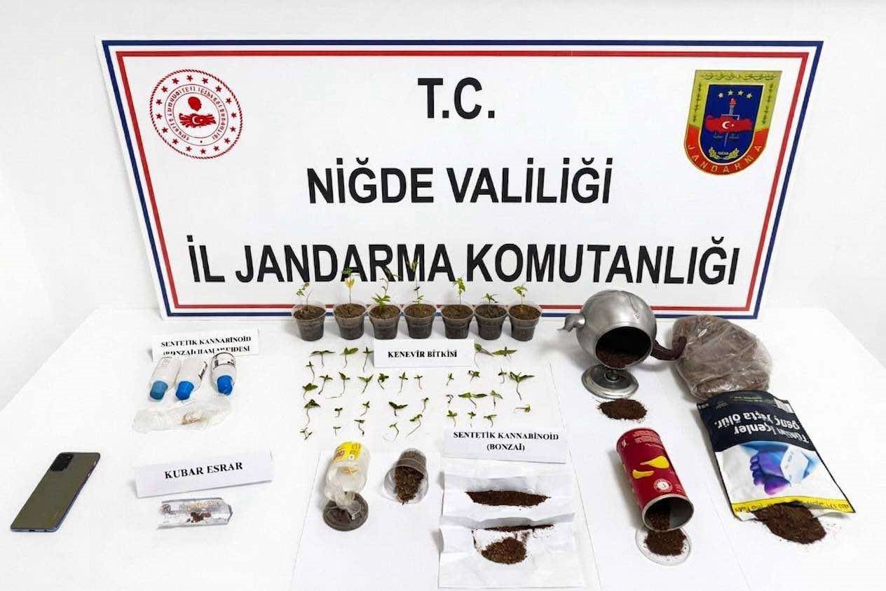 Niğde’de uyuşturucu operasyonu: 1 gözaltı